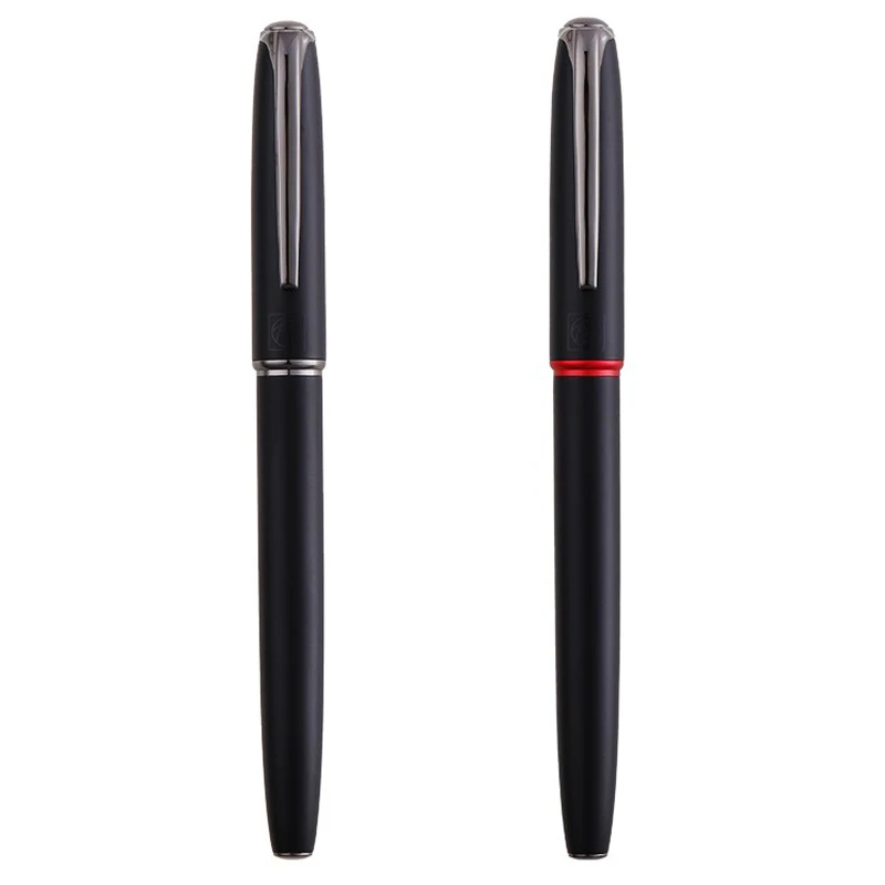 Picasso 916 Pimio Top Quality Metal Roller Ball Pen Titanium Black Matte Barrel For Pocket Portable Writing With Gift Box