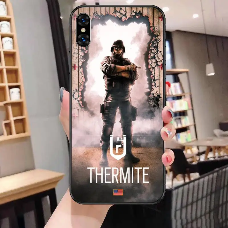 

Rainbow Six Siege Phone Case for iphone etui 11 12 pro se 20 max xr xs x 7 8 6s plus mini smart Fundas Coque cover