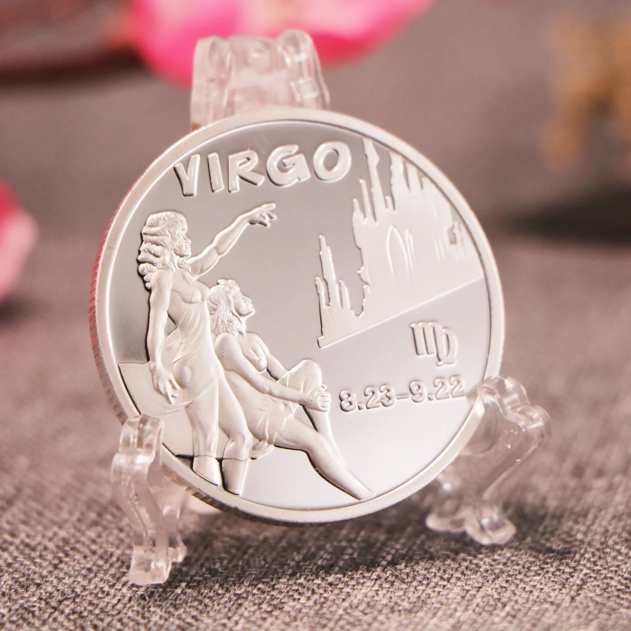 Двенадцать Созвездие Девы Зодиак Елизавета II серебряные памятные монеты евро