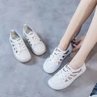 Туфли Tilocow женские из натуральной кожи, однотонные, без каблука, с дырками, мягкая подошва, лоферы, Повседневная летняя швейная обувь