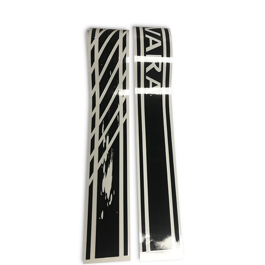 Автомобильные наклейки 2 шт. маркировка градиент боковая дверь полоса