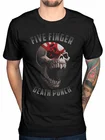 Мужская черная футболка с черепом из речи Five Finger Death Punch