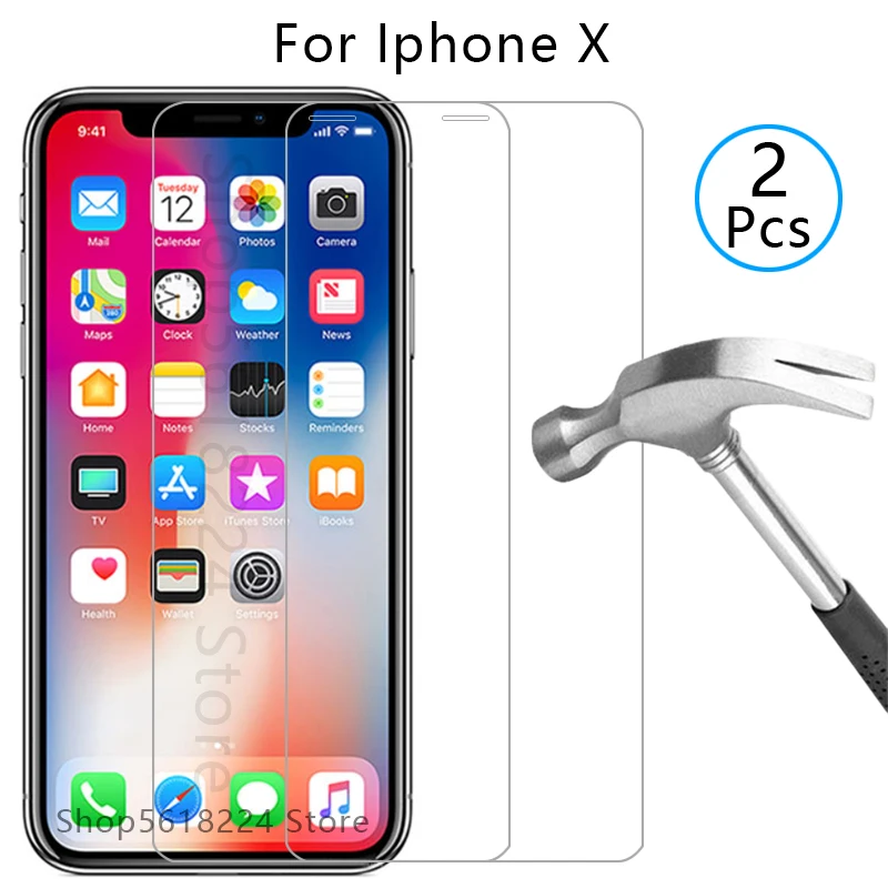 Чехол для iphone x чехол из закаленного стекла на i phone 10 Защитная сумка экрана