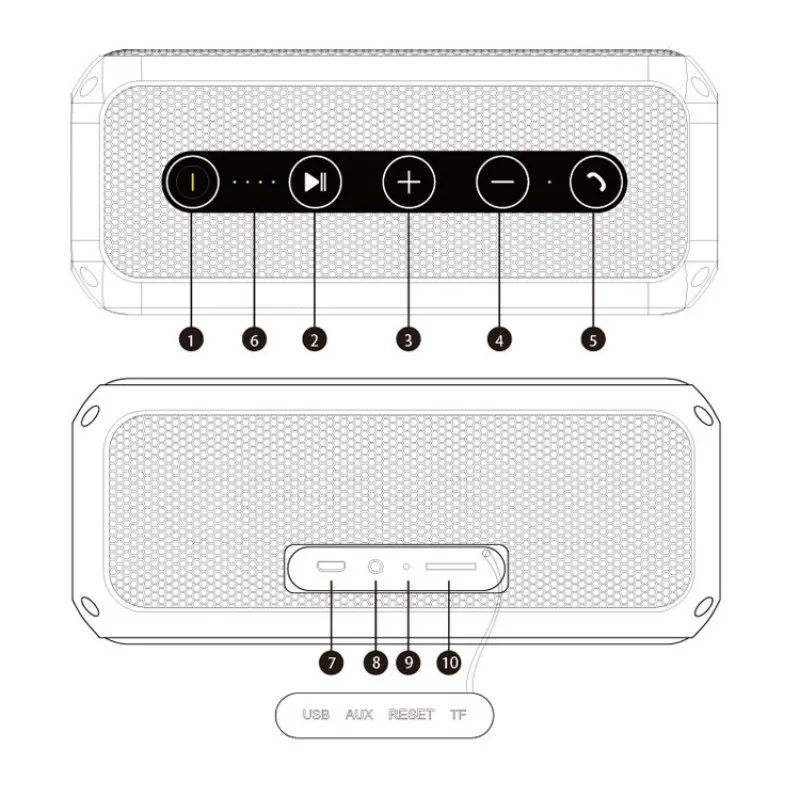 

Private Model High-power 20W Subwoofer Outdoor Waterproof Wireless Bluetooth Speaker TWS Interconnection Heavy Bass Subwoofer