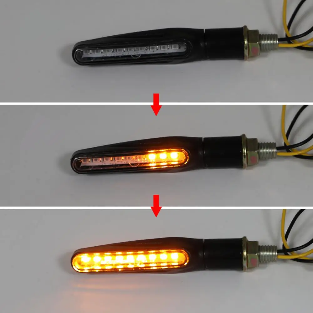 

Areyourshop Universal M10 Turn Signals Indicator Light Blinker Scooter Chopper Cafe Racer Motorcycle Light for Honda for BMW