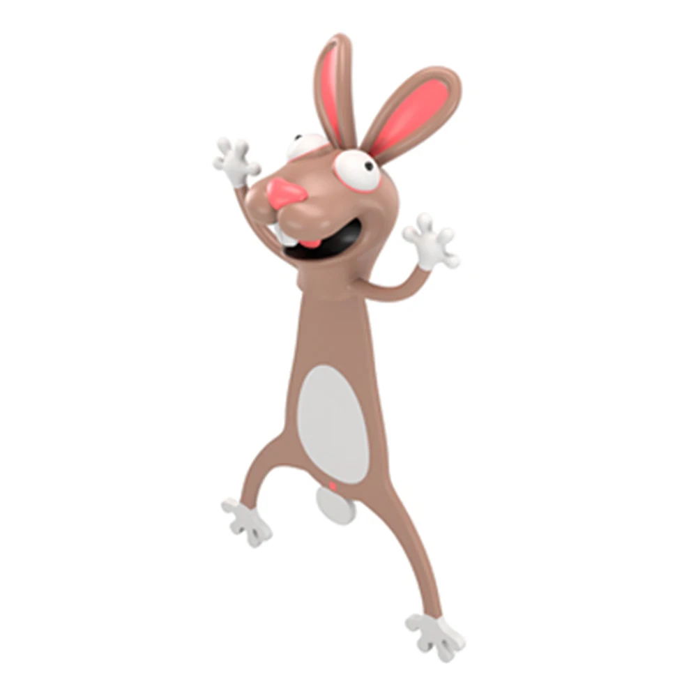 3D Мультяшные закладки в виде животных Забавный маркер школьные канцелярские