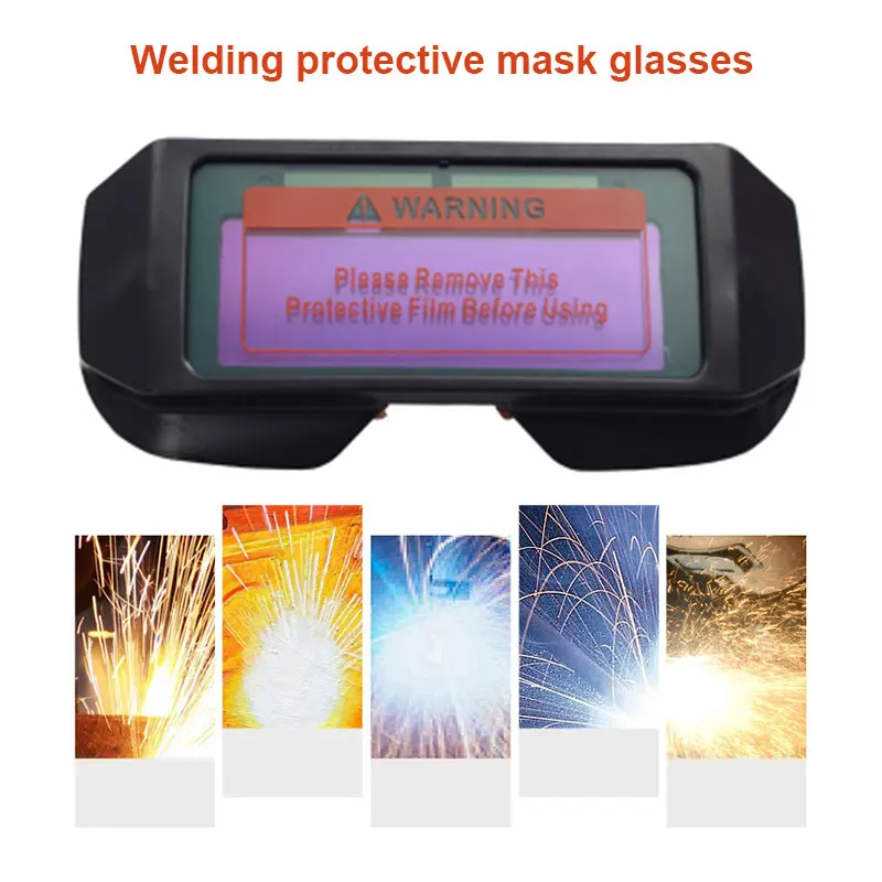 

Welding Glasses Welding Mask Durable Solar Auto Darkening Welding Glasses Anti-Scratch Protective Solar Auto Darkening