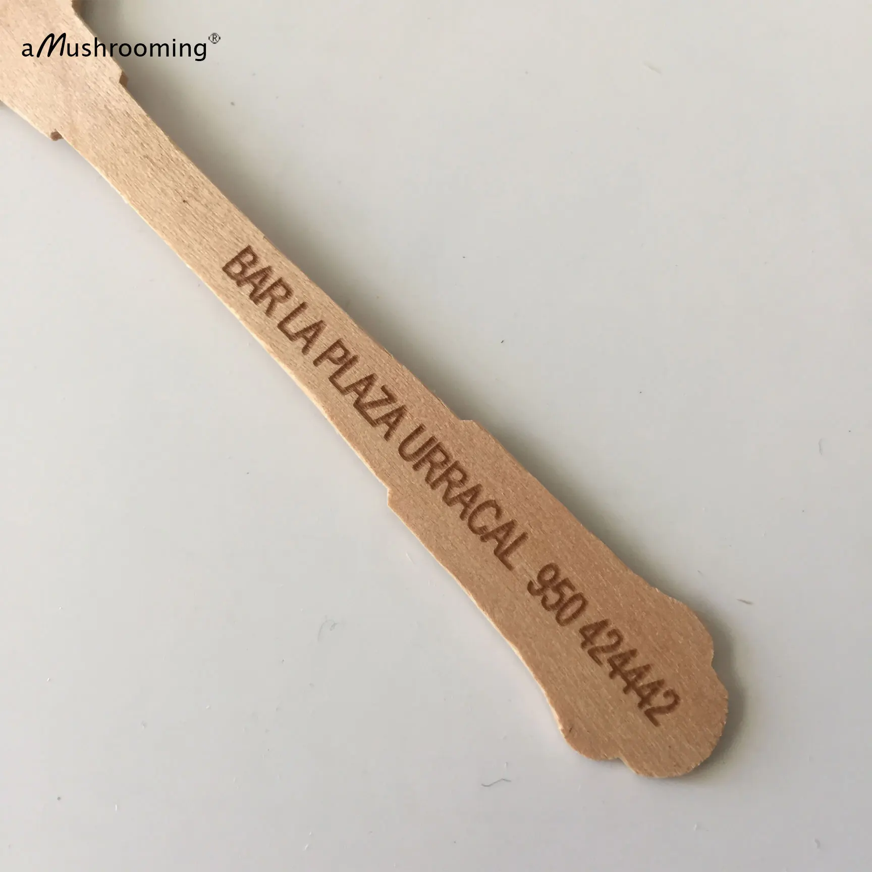 Одноразовые ложки лазерный персонализированные ложка для эспрессо кофе бар