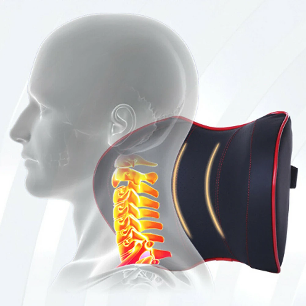 Хлопковая Автомобильная подушка для шеи с эффектом памяти u образная