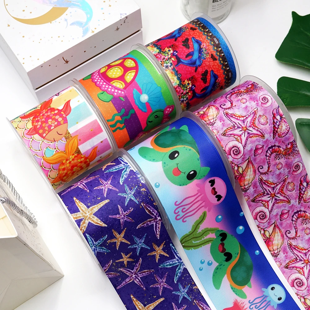 Сделай сам с рисунком морских обитателей корсажная лента для рукоделия поставки