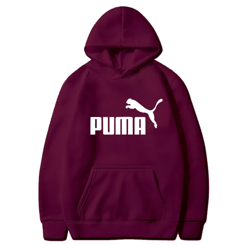

2021 New Singleton Piece Sportswear Puma Printed Men's Hoodie + Fashion Pullover Hoodie Suit Sportswear Casual Men's Clothing