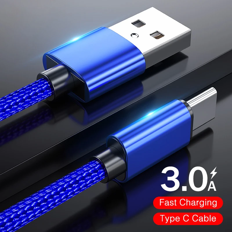 1 м USB C кабель для быстрой зарядки Type Samsung Galaxy S10 S9 S8 Note 8 OnePlus 2 3 4 5 6 6t Xiaomi 9 Nintendo|Кабели