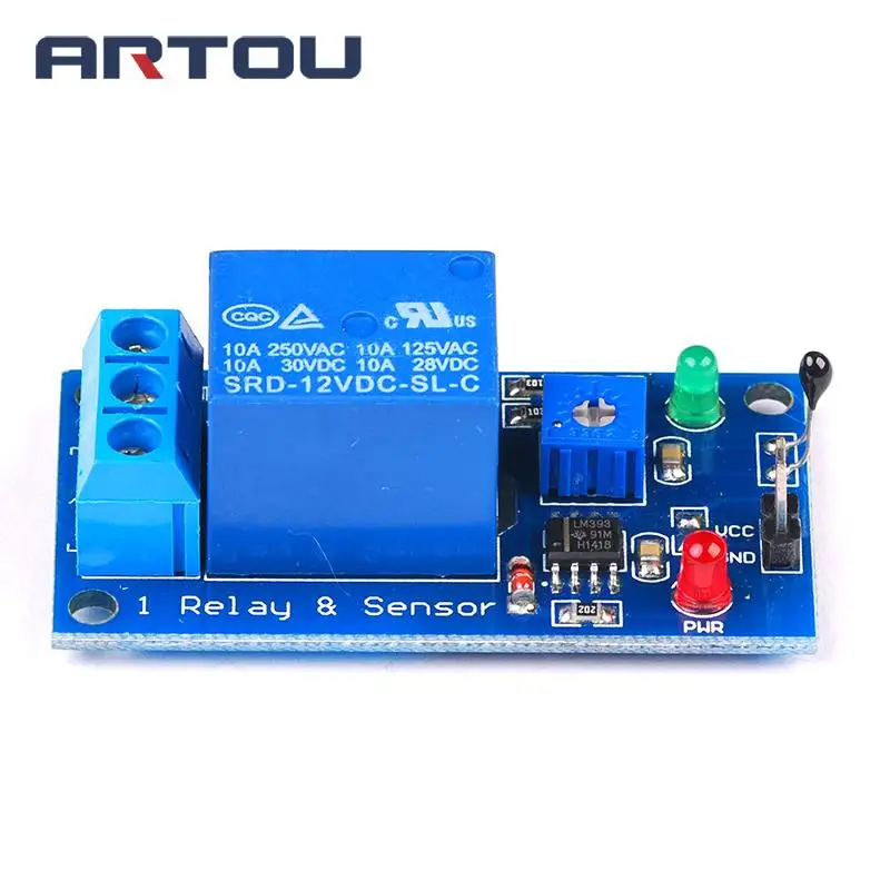 DC 5V 12V 1 канальный модуль датчика температуры|thermal sensor module|temperature modulesensor module |