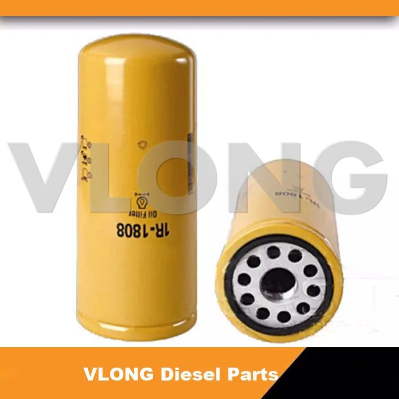 

New Diesel Engine Efficiency Lube Spin-on Oil Filter Element 1R1808 1R-1808 For CAT Excavator 330D 349D 336D2 340D 345D