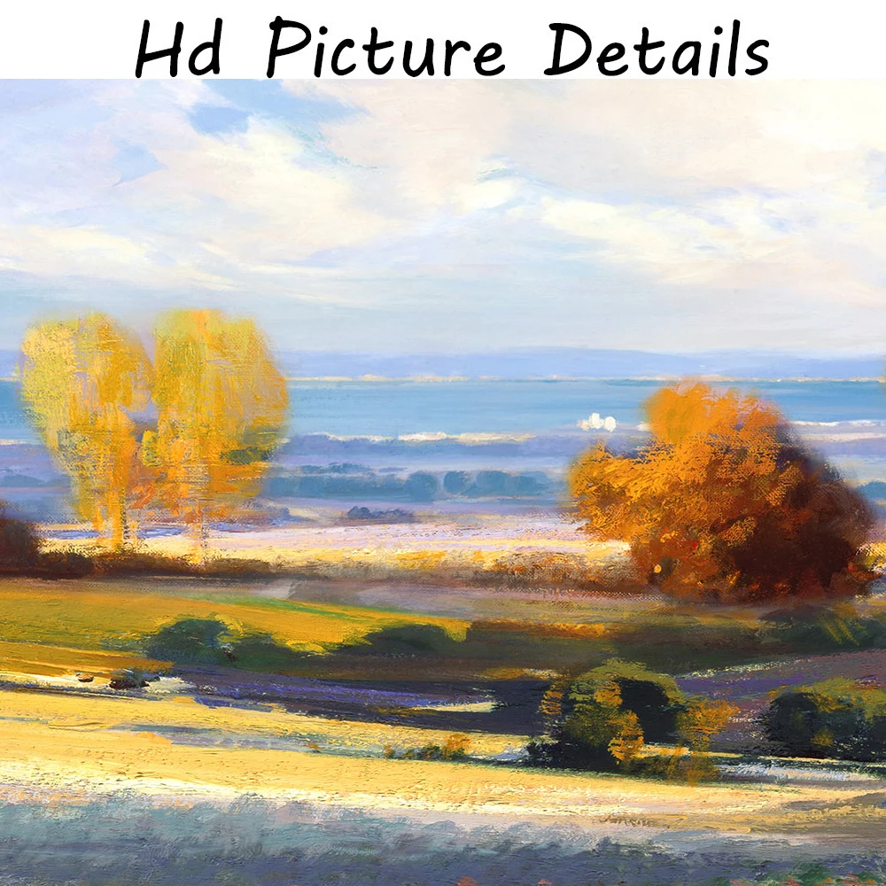 

Wall Art Pictures Impressionism Sea Landscape Oil Painting Abstract Posters and Prints Canvas for Living Room Hotel Home Decor