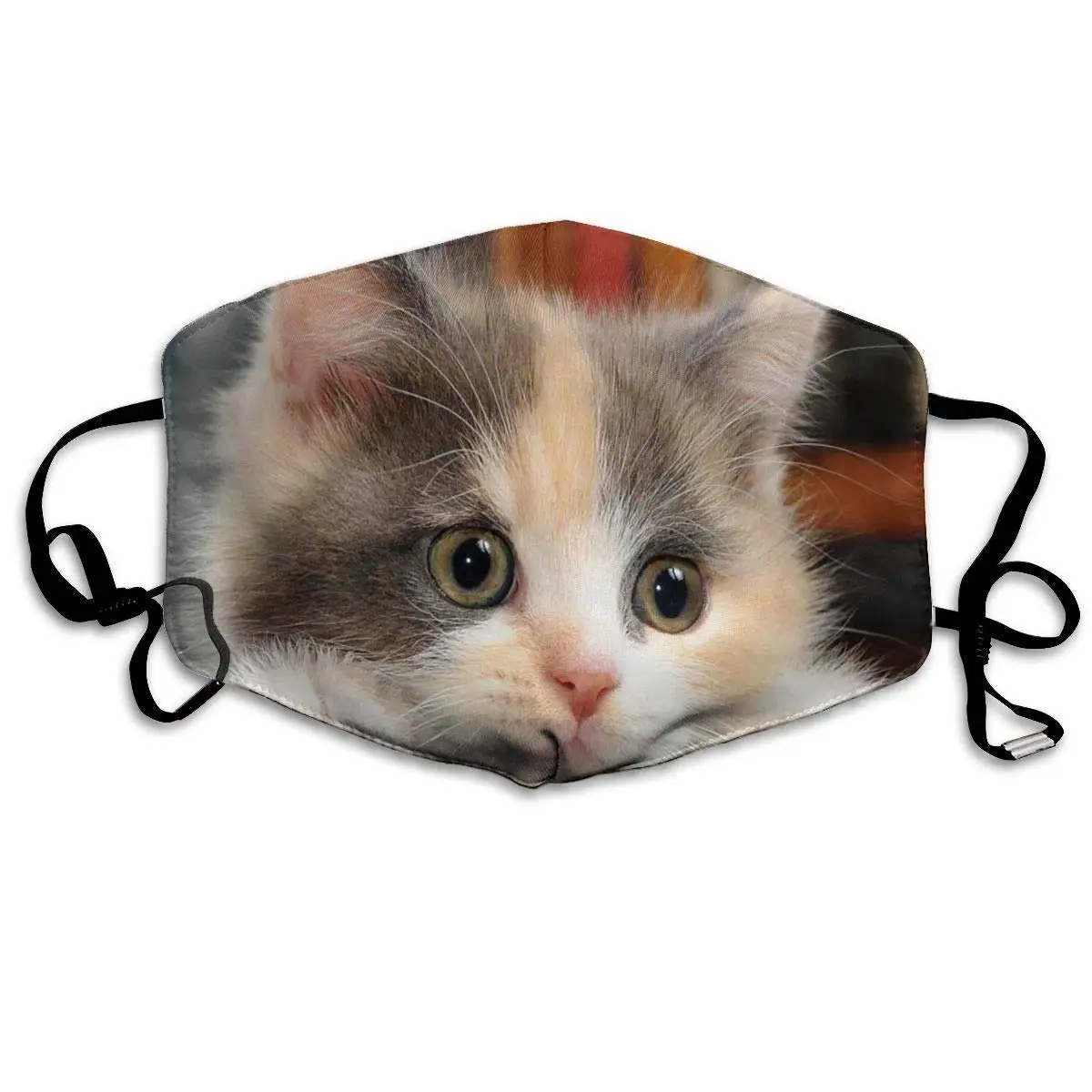 

Face Masks Anti-Dust Mouth Cover Cool Cute Baby Cat Kitty Face Funny Animal Washable And Reusable Mask Warm Windproof For Women