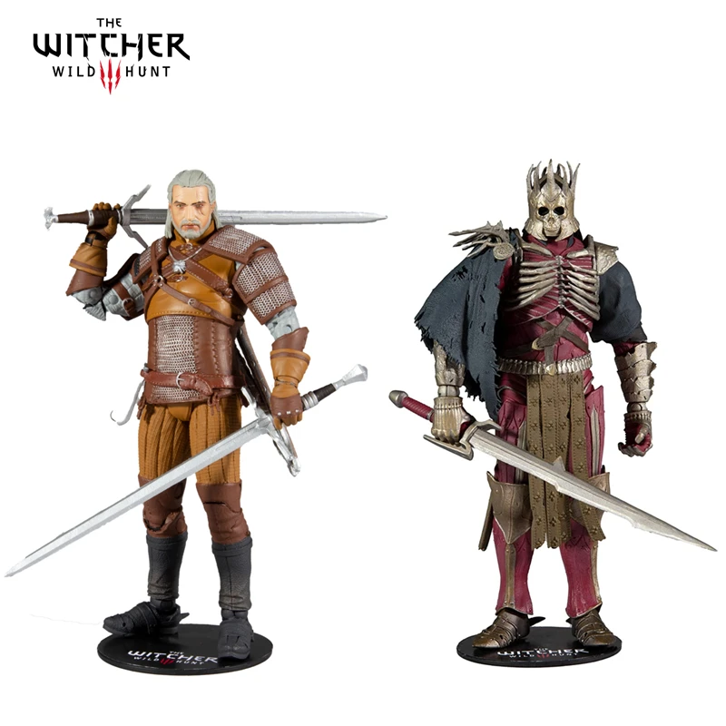 

Genuine Witcher-3 Wild Hunt Geralt of Rivia Eredin Wild Hunt of King White Wolf Action figure Game Model Monster killer Hunter