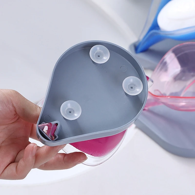 

Bathroom Supplies Leaf Shape Soap Box Bathroom Soap Holder Dish Storage Plate Tray Bathroom Soap Holder Case