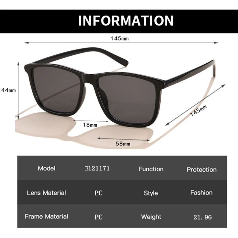

Night Vision Yellow Lens Sunglasses Men Brand Driving Sun Glasses Vintage Casual Street Style Driver Black Goggles Eyewear Women