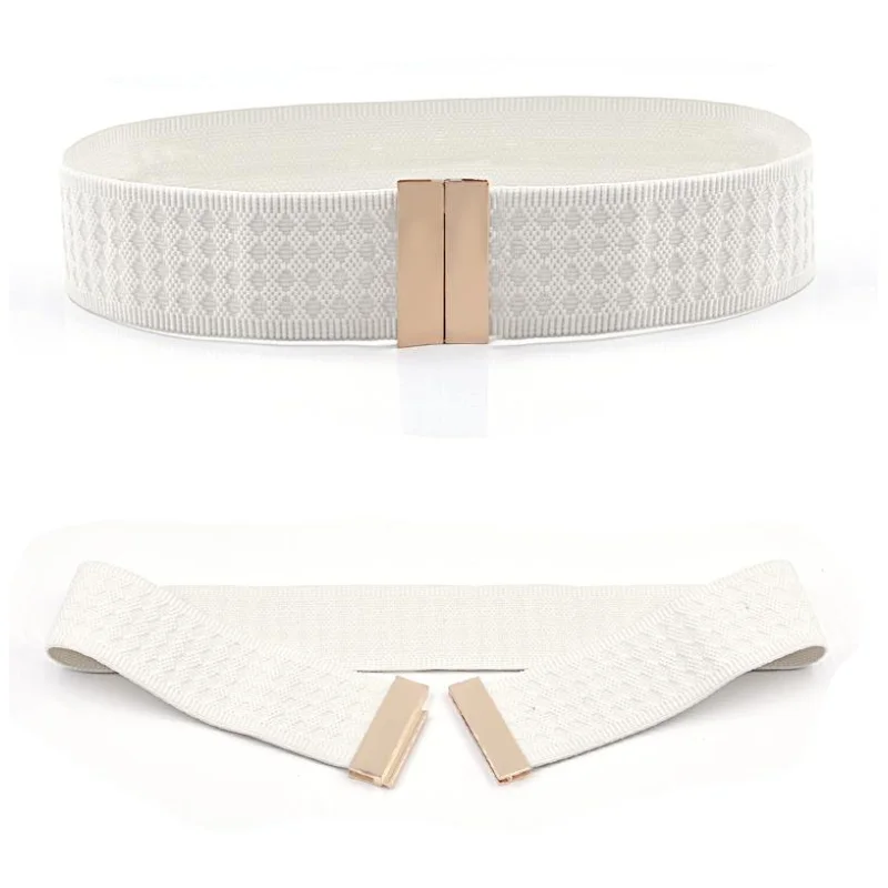 

Brand New Women Fashion Waist Belt Narrow Stretch Dress Belt Thin Buckle Leather Waistband High Quality ceinture femme