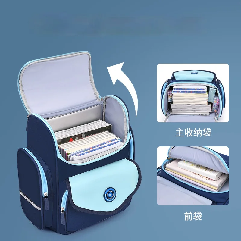 

2021 waterproof Children School Bags for Girls Boys kids schoolbag Orthopedic School Backpack kids satchel Mochila Infantil Zip