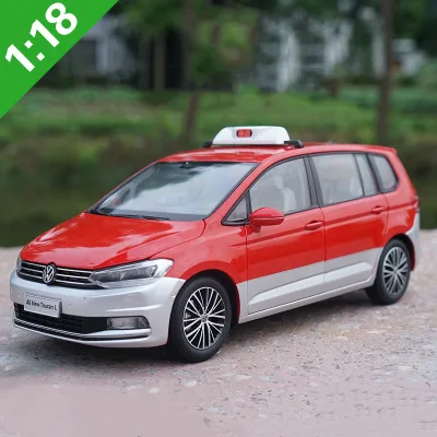 Taxi-B Изысканный подарок 1:18 Touran L сплава модель, моделирование литьем под давлением металлическая модель автомобиля, коллекция украшения - Цвет: Taxi-B
