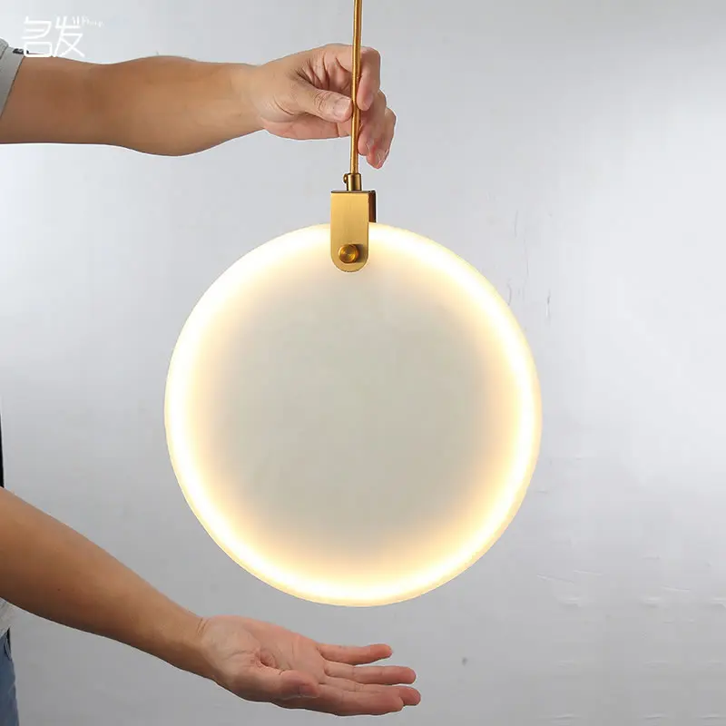 Светодиодный ная люстра современная простая Золотая роскошная прикроватная