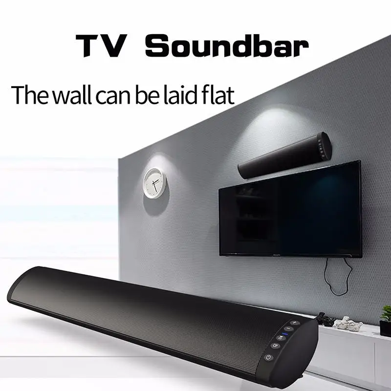 BS-41 Саундбар Bluetooth громкий динамик домашний кинотеатр звуковая панель для ТВ проводной и беспроводной двойной динамик s Поддержка FM радио TF карта