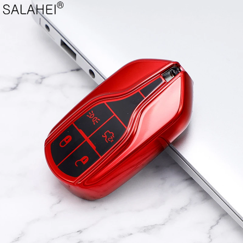 Красивый новый мягкий чехол для автомобильного ключа из ТПУ Maserati ghiдоступ к