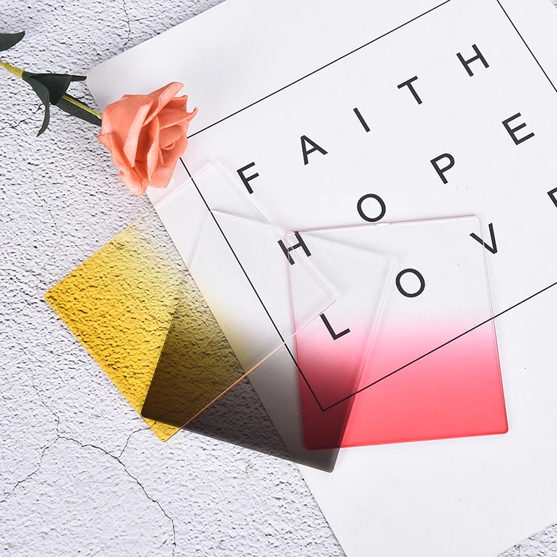 

1Pcs New Practical Gradient Nd Red Yellow Filter Holder For Canon Nikon Sony Cokin Camera