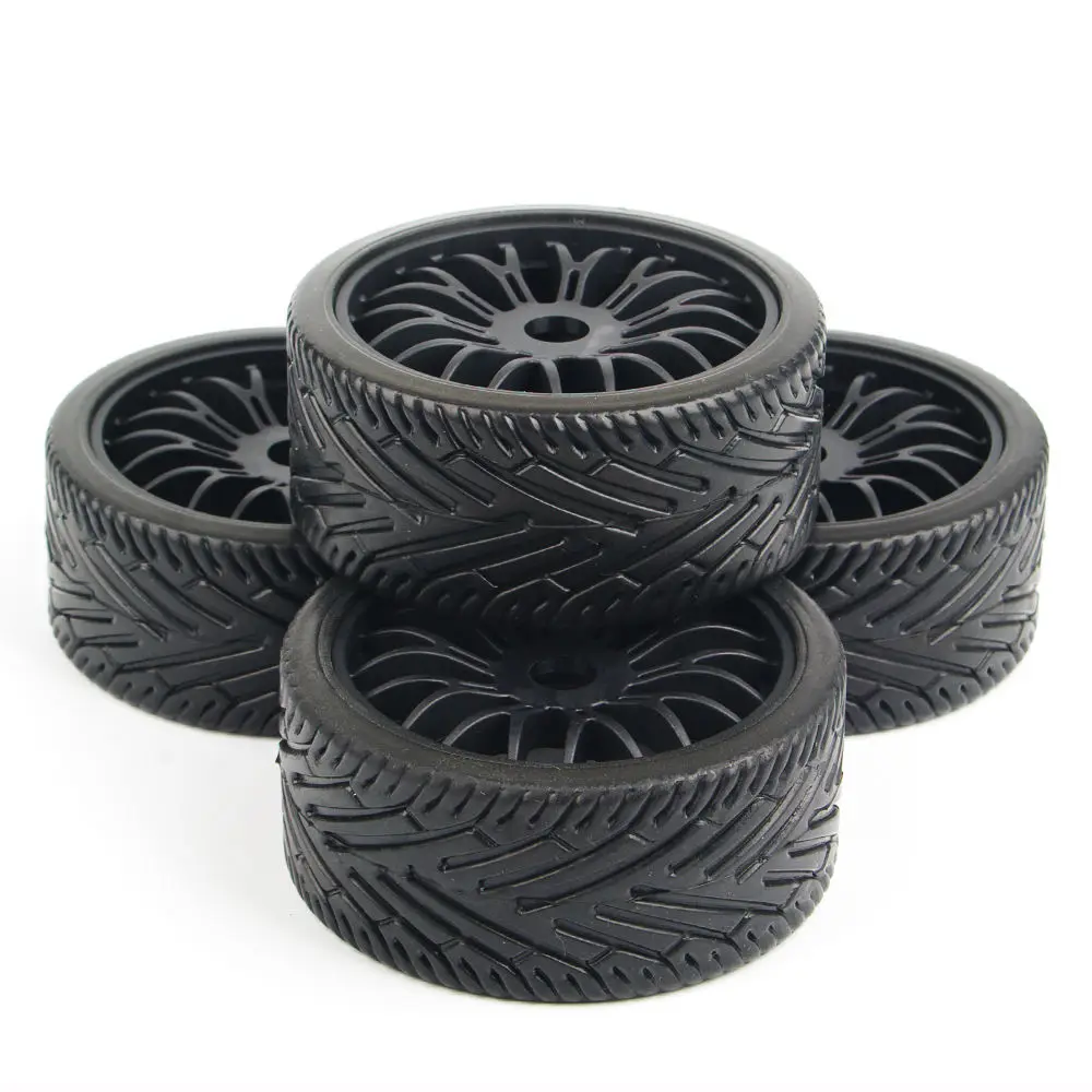 4 шт. 17 мм шестигранные колесные шины набор шин и ободов плоские внедорожные обода