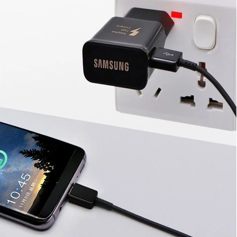 Оригинальный зарядный кабель Samsung типа c 1 2 м быстрая зарядка USB 3 Тип C для galaxy S8 s9