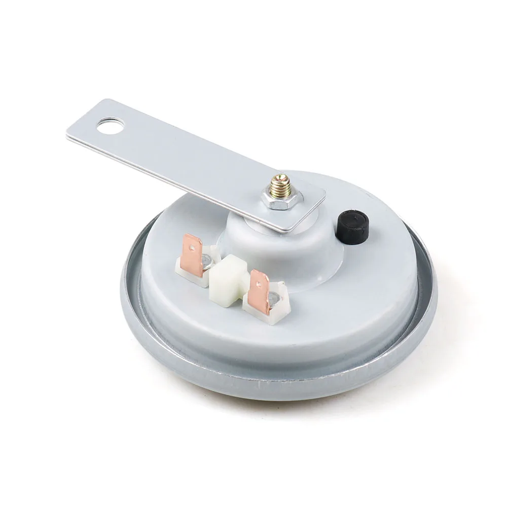 Электрический 12V 105dB воздушный рожок Алюминий Катушки Серебро громкий трубы для