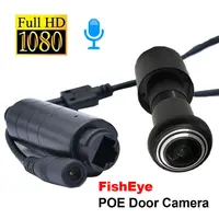 1080p Full Hd Cctv Audio Onvif Network Sony Imx307 Fisheye Peephole Poe Ip Door Camera For Home Surveillance Safety Icsee App