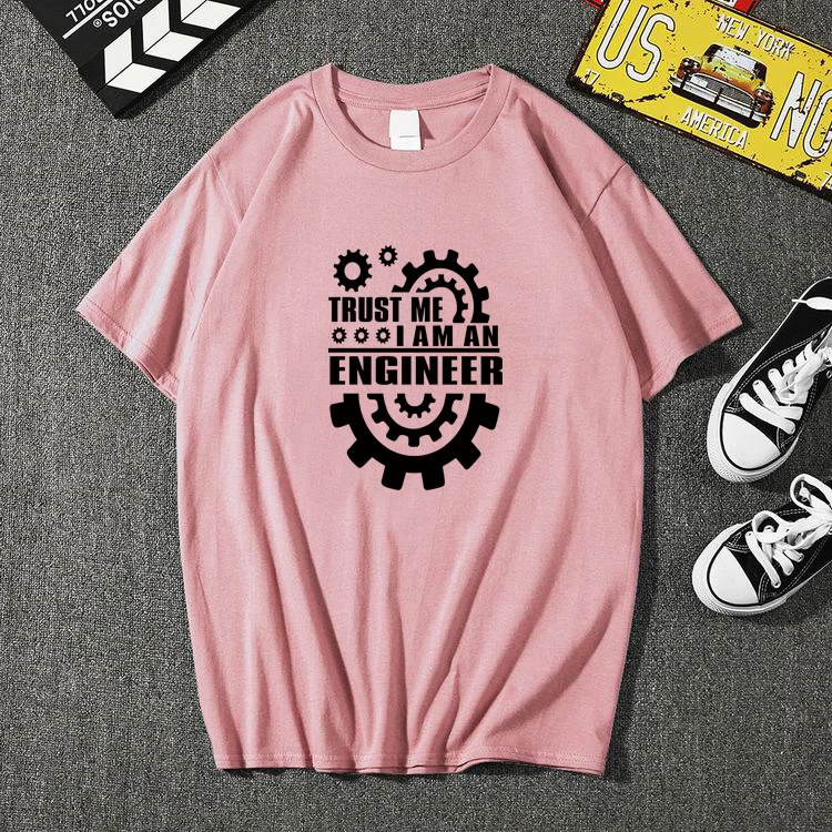 Летние мужские футболки из 2020 хлопка с круглым вырезом и надписью trust me AM AN