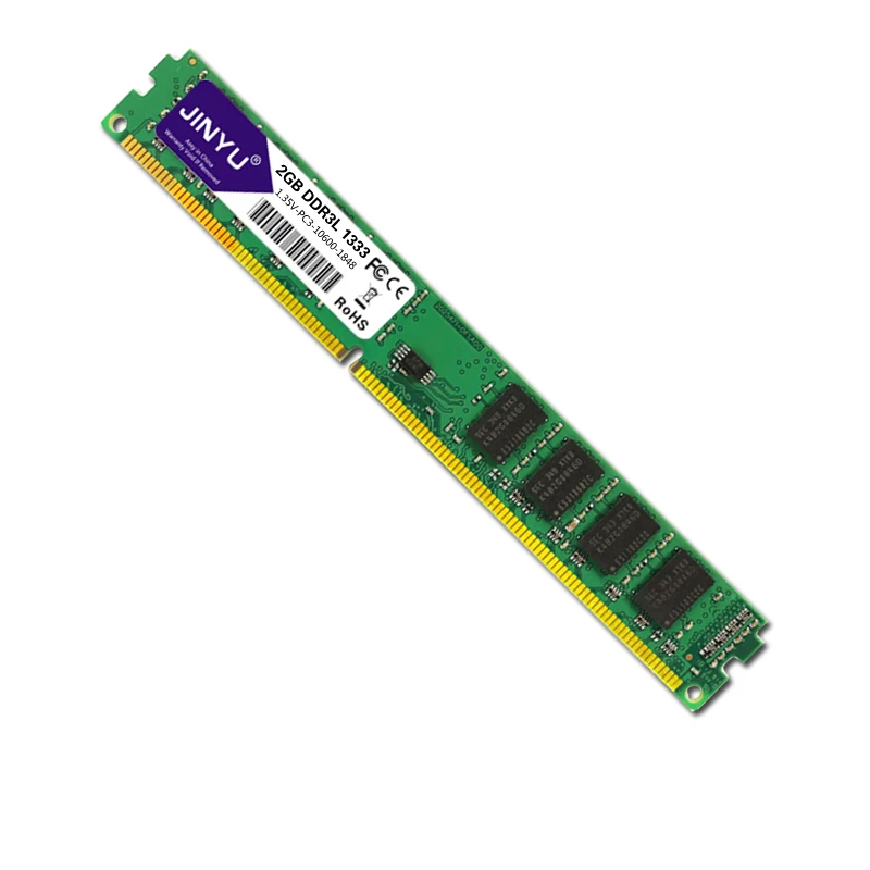 JINYU Ddr3 низкого напряжения 2G 1,35 V 240Pin Ram память для рабочего стола
