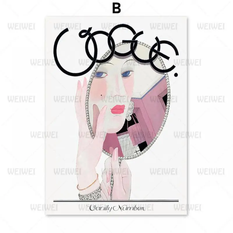 

Poster Fashion Nordic Style Makeup Home Canvas Wall Art Decoration Canvas Painting Frameless Style Still Life