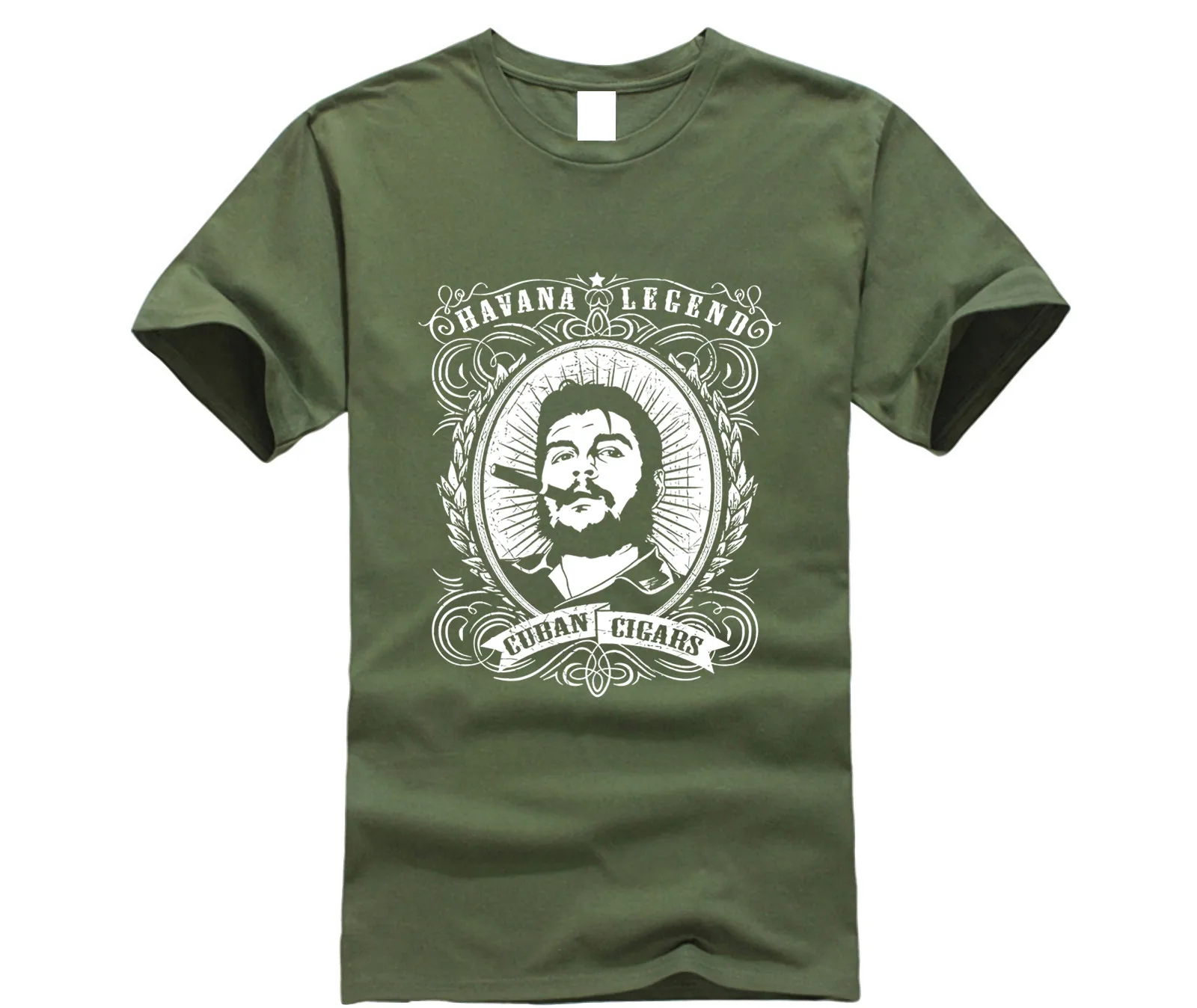 2019 100% хлопок модные Гавана Че Гевары сигары курить наркотики сорняков мужские т