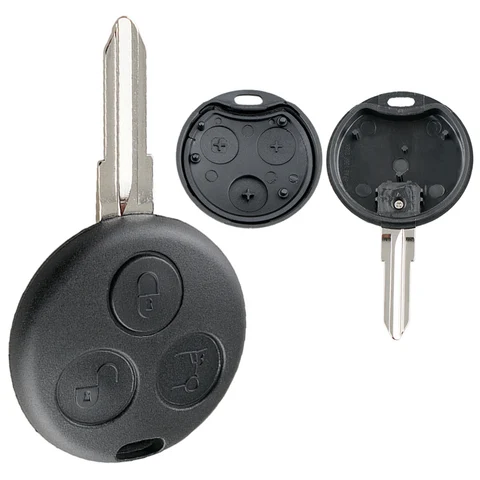 Оболочка для автомобильного ключа, деталь для замены 3 кнопок, модель Mercedes-Benz Smart 451 2007-2013