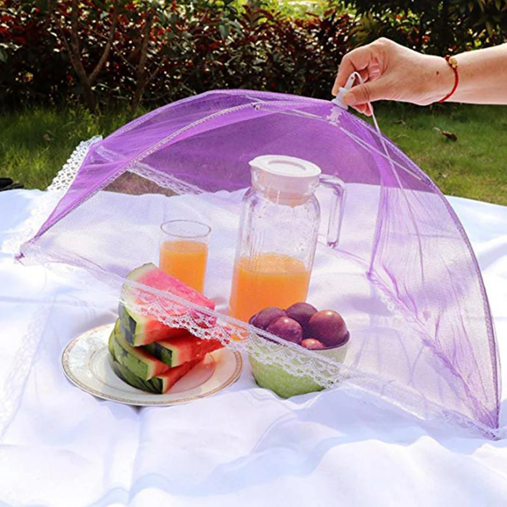 

-Up Mesh Screen Outdoor Food Cover Tents Food Net for BBQ,Party,Camping 16"
