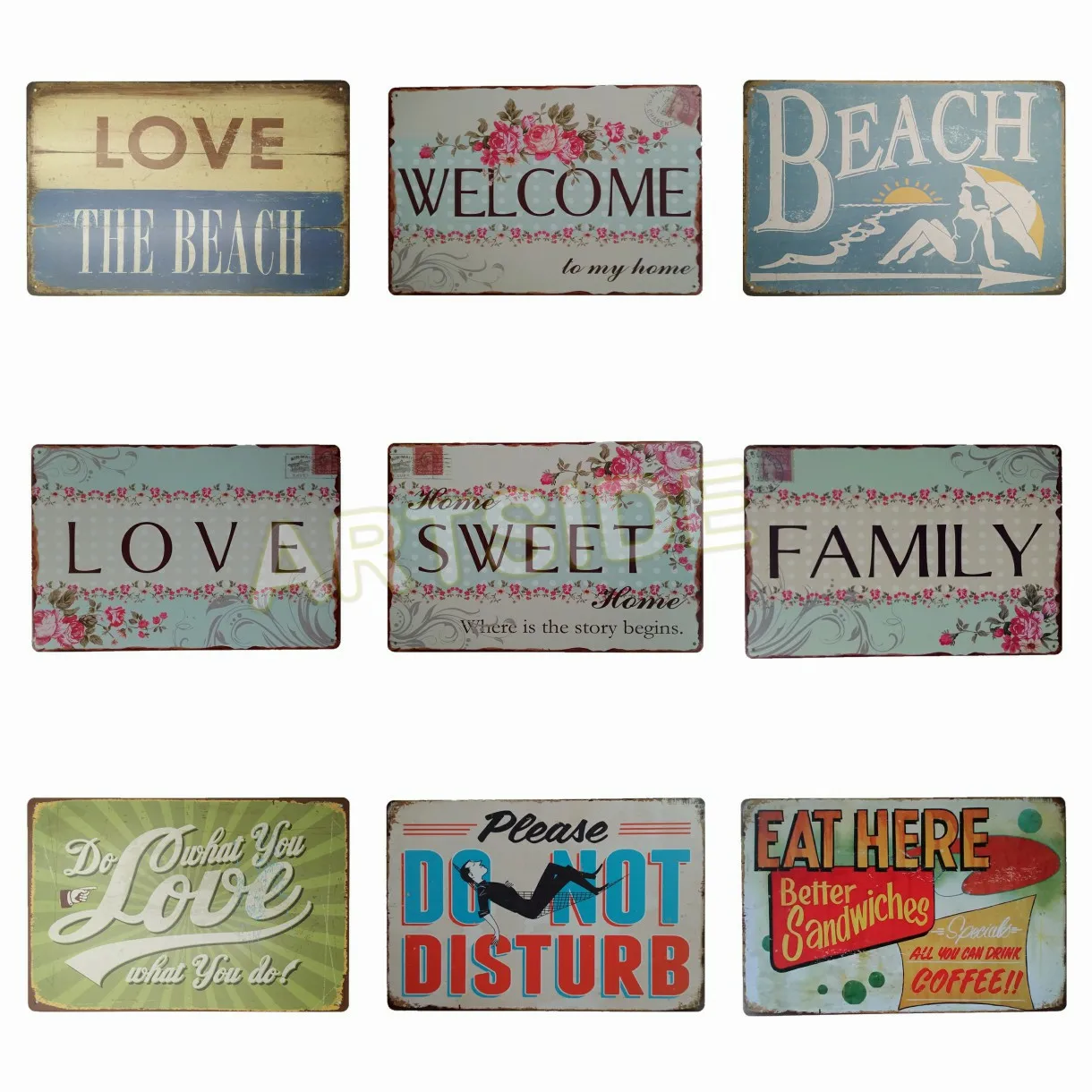 

Farmhouse Love Family Vintage Metal Tin Sign Retro Poster Plaque Bar Pub Cafe Home Wall Decor 20x30cm