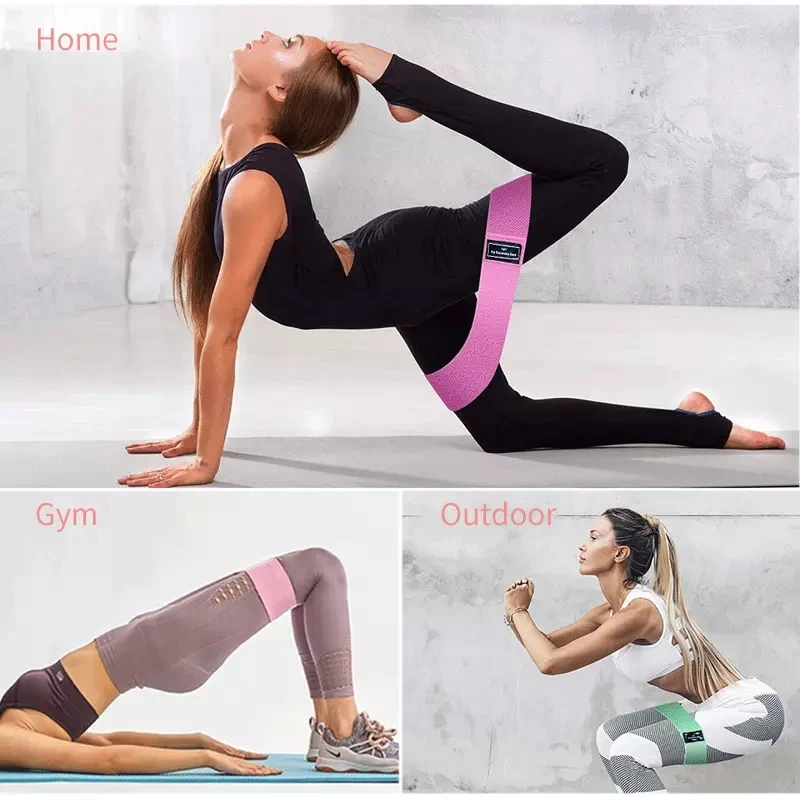 Эспандер резиновый для йоги бедер ног тренировок фитнеса|Эспандеры| |