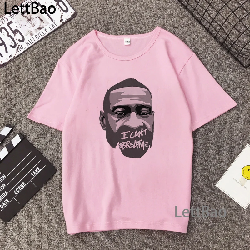 Флойд я не могу дышать футболка для женщин и девочек Мощность с модным принтом