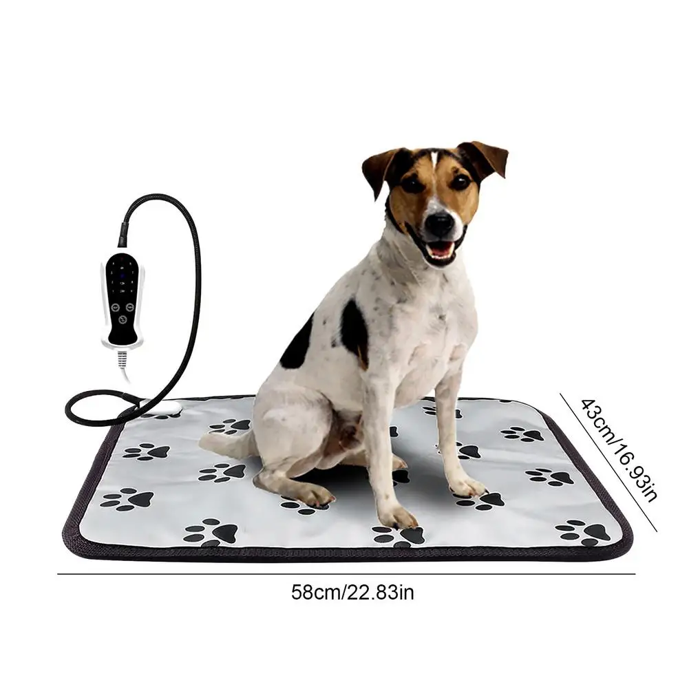 

Pet Dog Cat Electric Heating Pad 9-gear Digital Display Pet Heating Pad Winter Warmer Pad Dropshipping