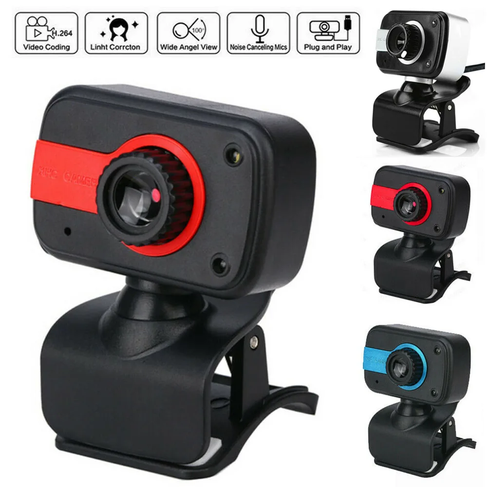 V3 USB2.0 HD Webcam Camera Web Cam W/ Mic For Computer PC Laptop Desktop Clip-on Adjust The Angle As You Like | Мобильные телефоны