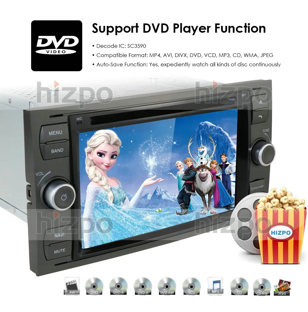 Verkauf 8 Core 4G 64G Android DVD Auto Multimedia-Player Für Ford Transit Fokus C-MAX Verbinden S MAX Mondeo Kuga Wifi 4G GPS Auto Radio