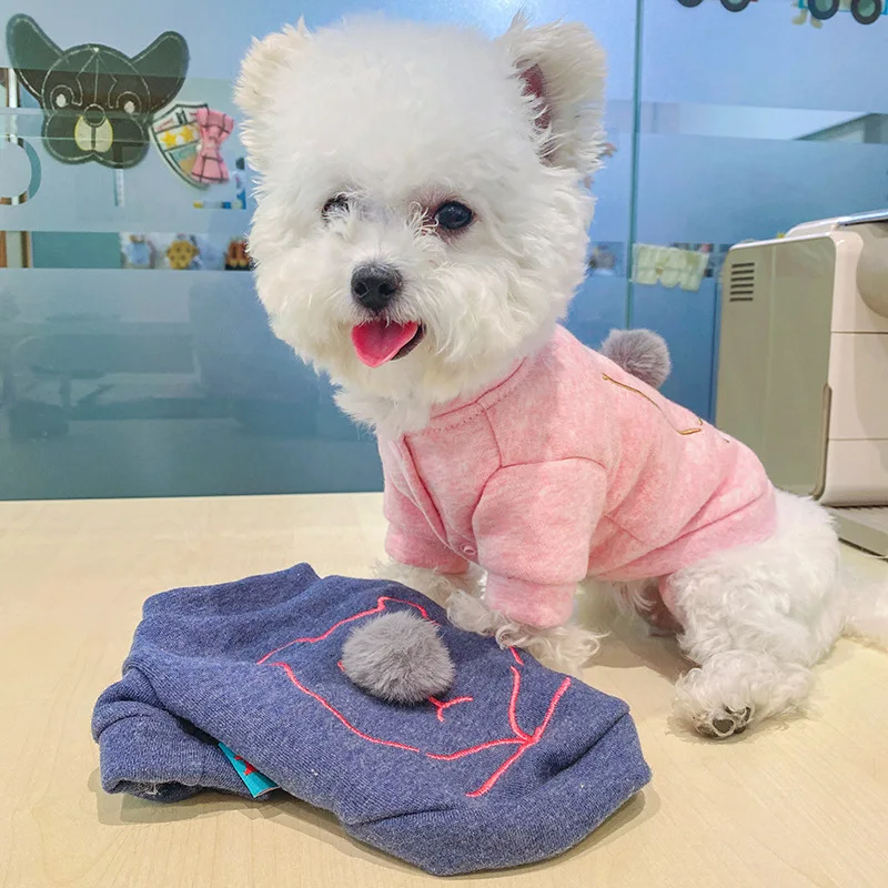 

Pet Clothes Dog Clothes Hooded Sweater Little Bear Cartoon Transformation Winter Warm Plus Cashmere Christmas Halloween Costume