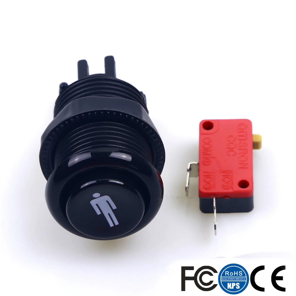 Happ Style 1/ 2 Player Start &amp Home Push Buttons With Micro Switch For Arcade Machine Games Mame Jamma Parts | Спорт и
