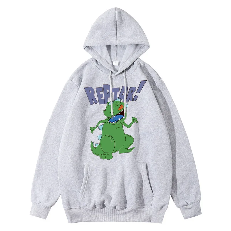 Толстовка в стиле хип-хоп с капюшоном уличная одежда пуловер принтом REPTAR