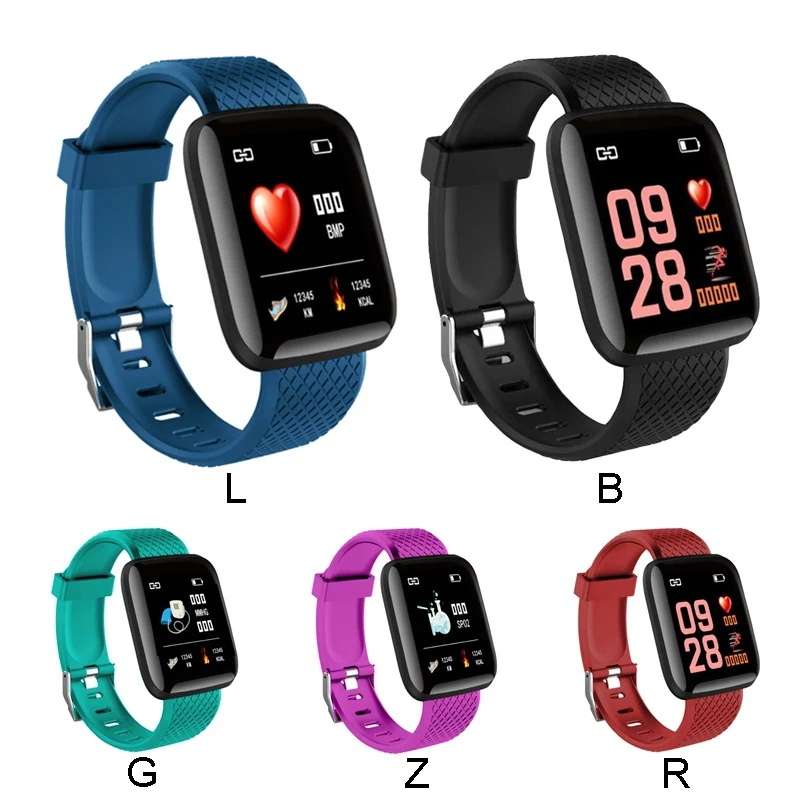 

Smart Sports Wristbands Bracelet Blood Pressure Measurement Waterproof Fitness Tracker Watch Heart Rate Monitor Pedometer Smart